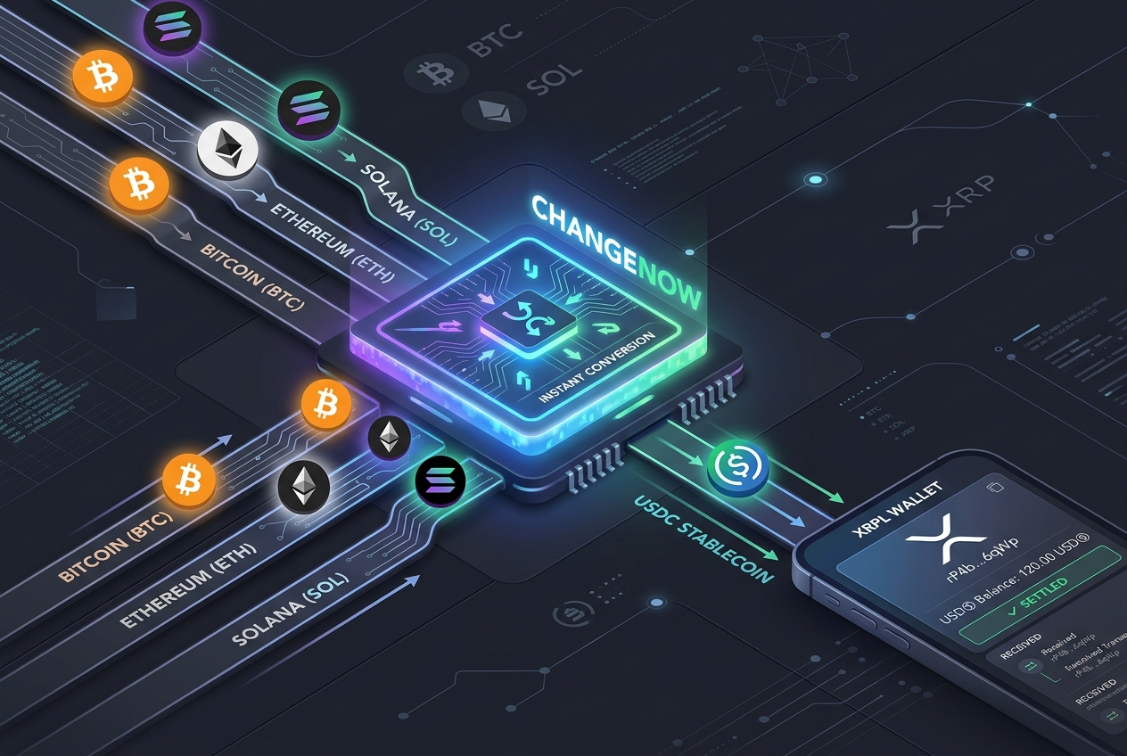 How ChangeNOW Powers XRPay's Multi-Asset Checkouts Without Custody